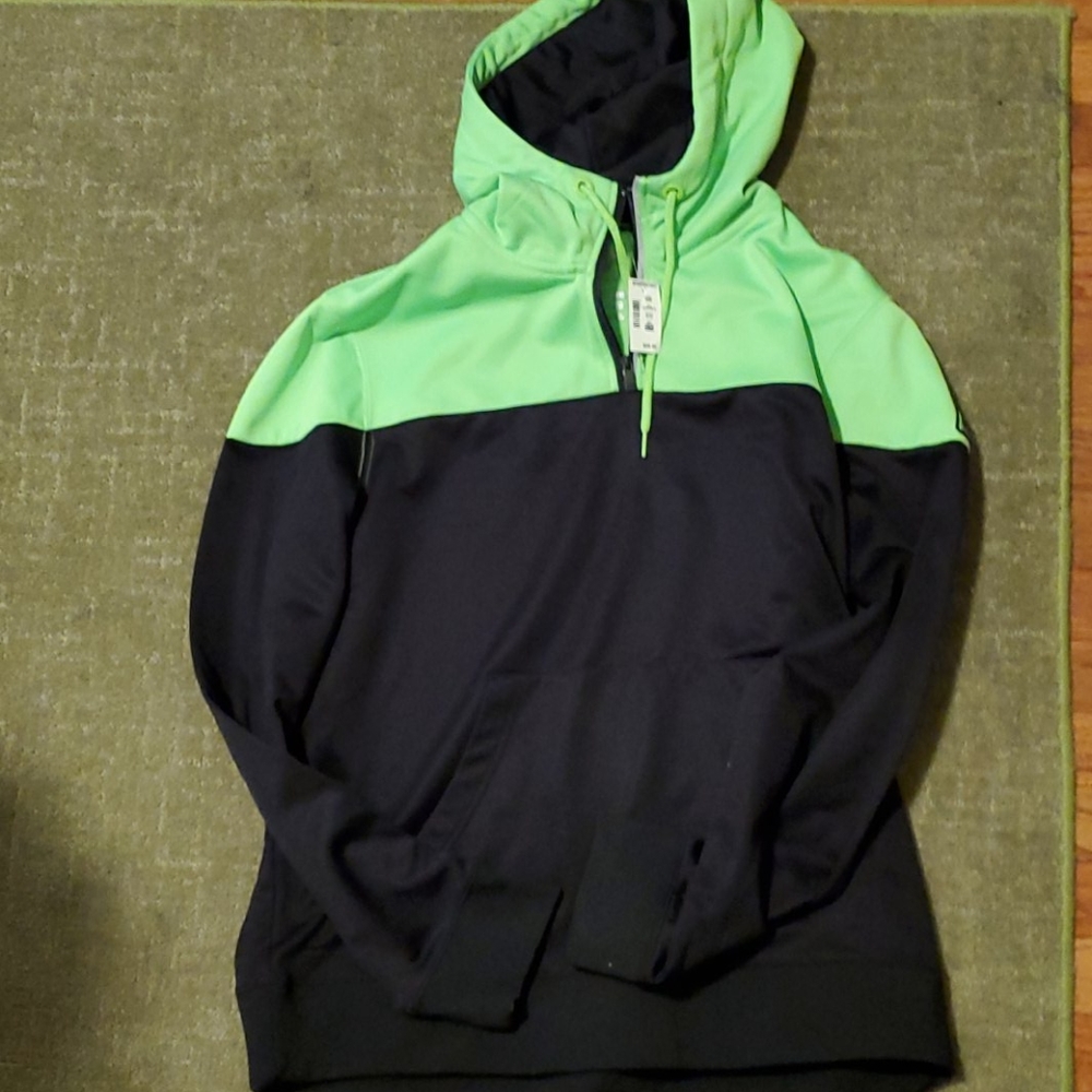 Aero green track hoodie